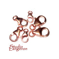 14K Rose Gold Filled Lobster Clasps size 9, 10, 13 mm, Lobster clasp, Clasp gold filled, Rose gold filled, Jewelry making - 1 piece