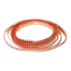 Natural Copper Bezel wire, Gallery wire, Gallery ribbon, Gallery pattern, Jewelry making, Wire, Copper wire, Findings  - 4 inch (10 cm)