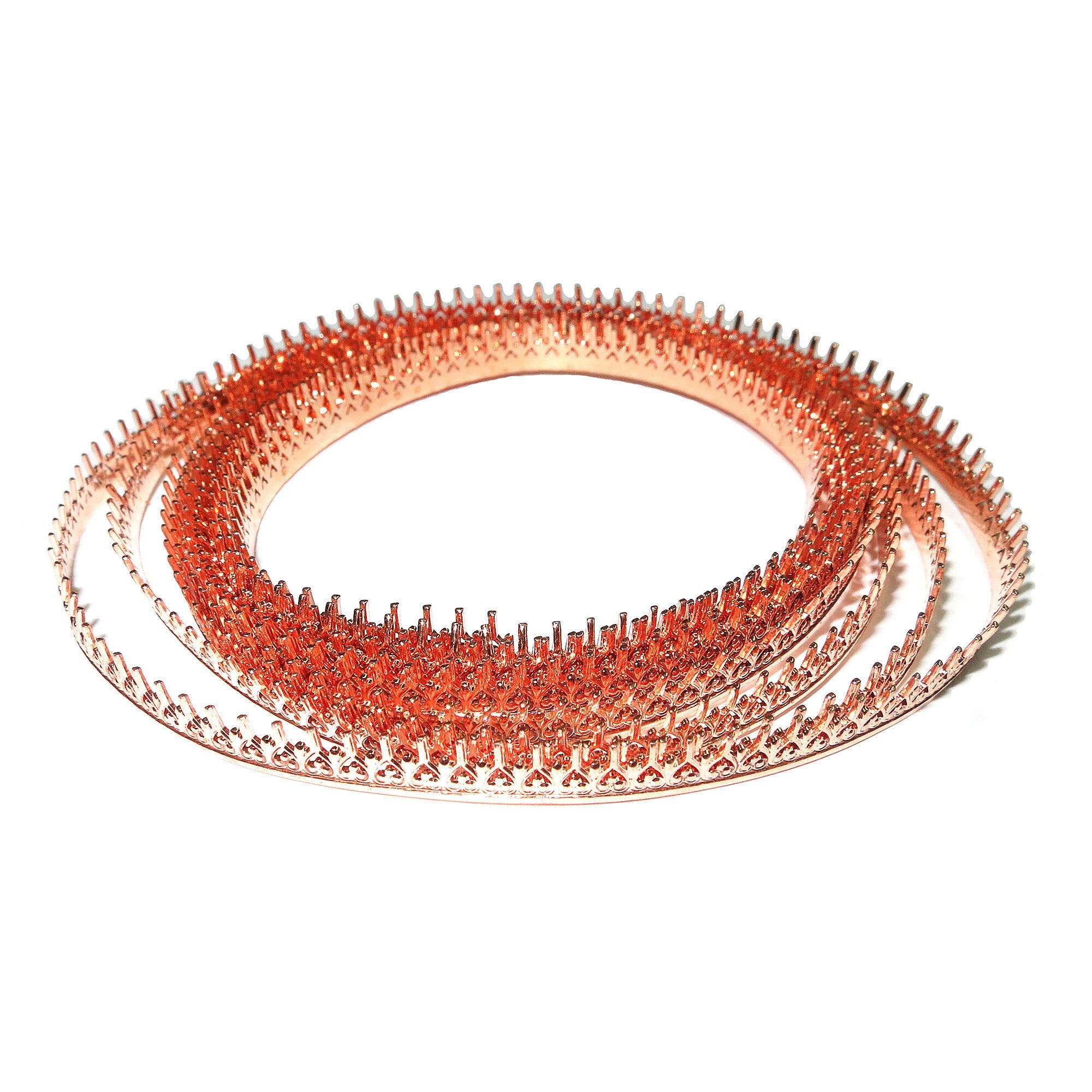 Natural Copper Bezel wire, Gallery wire, Gallery ribbon, Gallery pattern, Jewelry making, Wire, Copper wire, Findings  - 4 inch (10 cm)