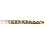 14K Yellow Gold filled Gallery wire, Bezel wire, Gallery ribbon, Gallery pattern, Jewelry making, Gold Filled Setting - 4 inch (10 cm)