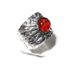 Statement Madagascar Copal ring 925 sterling silver size 7, Handmade ring, single copy, 925 Sterling silver, Madagascar Copal, gemstone