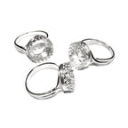 12 mm 925 sterling silver blank ring with bezel cup size 5, 6, 7, 8, 9, silver ring, bezel cup, base ring, setting, Jewelry making - 1 piece