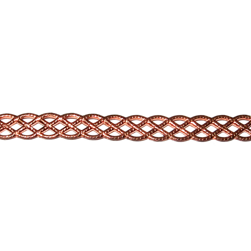 Natural Copper Bezel wire, Gallery wire, Gallery ribbon, Gallery pattern, Jewelry making, Wire, Copper wire, Findings  - 4 inch (10 cm)