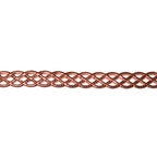 Natural Copper Bezel wire, Gallery wire, Gallery ribbon, Gallery pattern, Jewelry making, Wire, Copper wire, Findings  - 4 inch (10 cm)