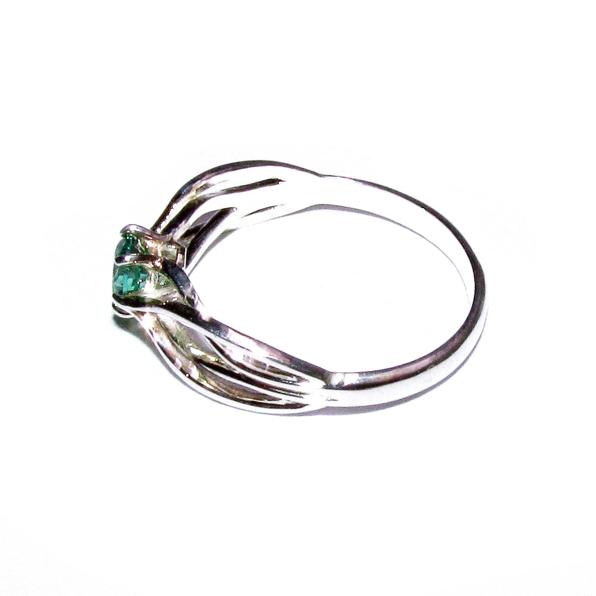 Chrysoprase ring 925 sterling silver size 5, Handmade ring, single copy, sterling silver, Chrysoprase ring, silver ring, gemstone