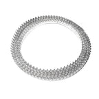 935 Argentium Silver Bezel wire, Gallery wire, Gallery ribbon, Gallery pattern, Argentium silver, Wire, Jewelry making - 4 inch (10 cm)