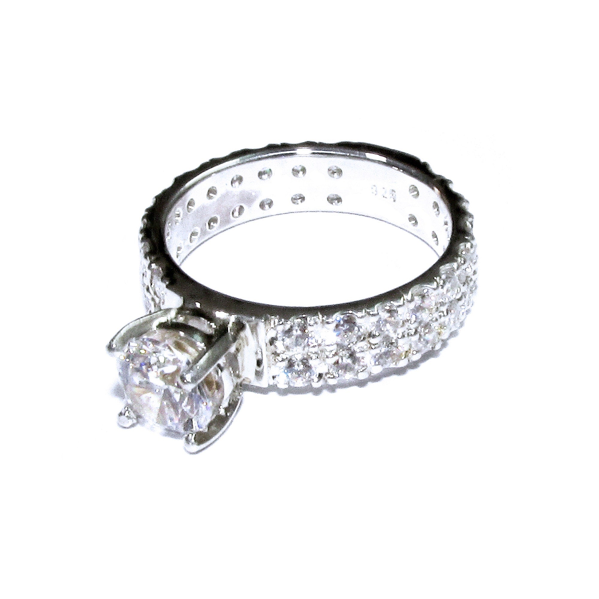Statement White topaz ring 925 sterling silver size 5 1/2, Handmade ring, single copy, Sterling silver, Natural White topaz, White gemstone