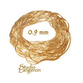 14/20 gold filled beading snake chain thickness 0.9mm, beading chain, Gold filled chain, Jewelry making, beading chain - 1 Ft (30 cm)