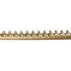 14K Yellow Gold Filled Gallery Wire, Bezel Setting, Jewelry Making (4 inch/10 cm)