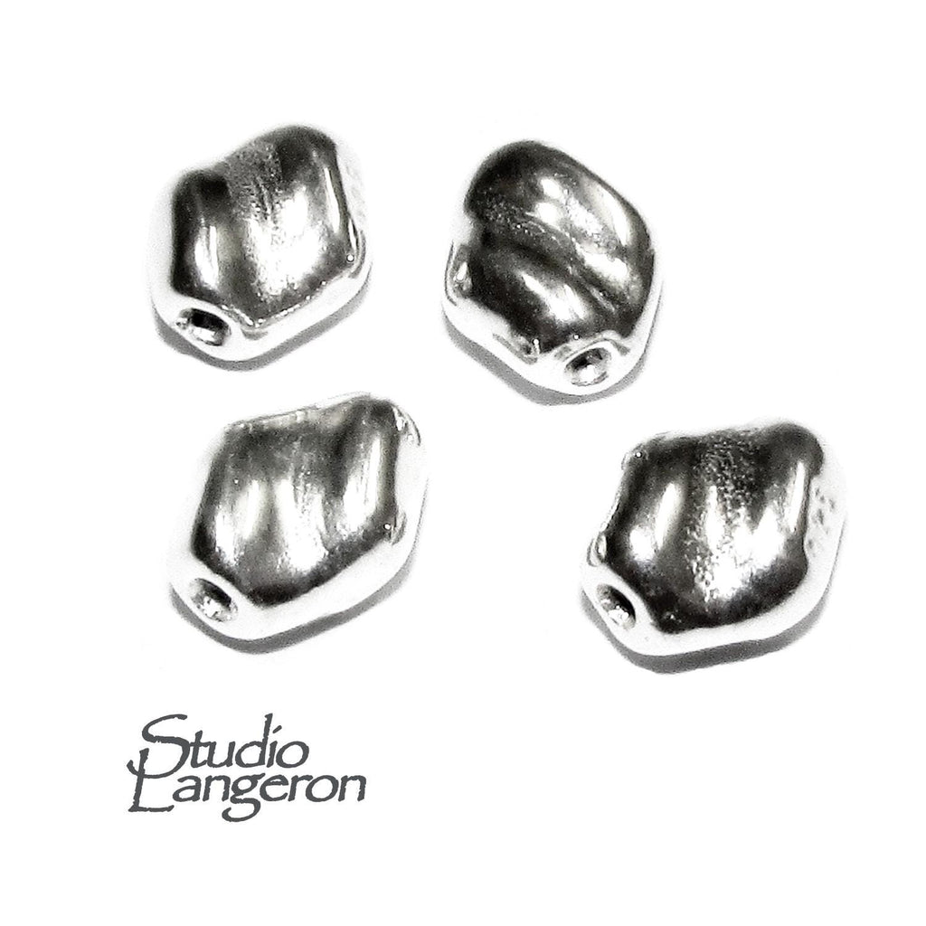 925 sterling silver handmade beads BP120, silver beads, Jewelry making, handmade beads, decorative beads, Original beads - 1 piece