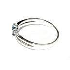 Blue topaz ring 925 sterling silver size 7 1/2, Handmade ring, single copy, sterling silver, Blue topaz ring, silver ring, gemstone