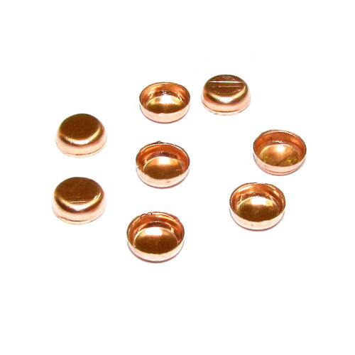 10 pcs 4.0 mm size 14K Rose gold filled Round Bezel Cup, Mounting, Gold Filled bezel cup, Round bezel cups, Setting, Jewelry making,