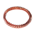 Natural Copper Bezel wire, Gallery wire, Gallery ribbon, Gallery pattern, Setting, Jewelry making, Copper wire  - 4 inch (10 cm)