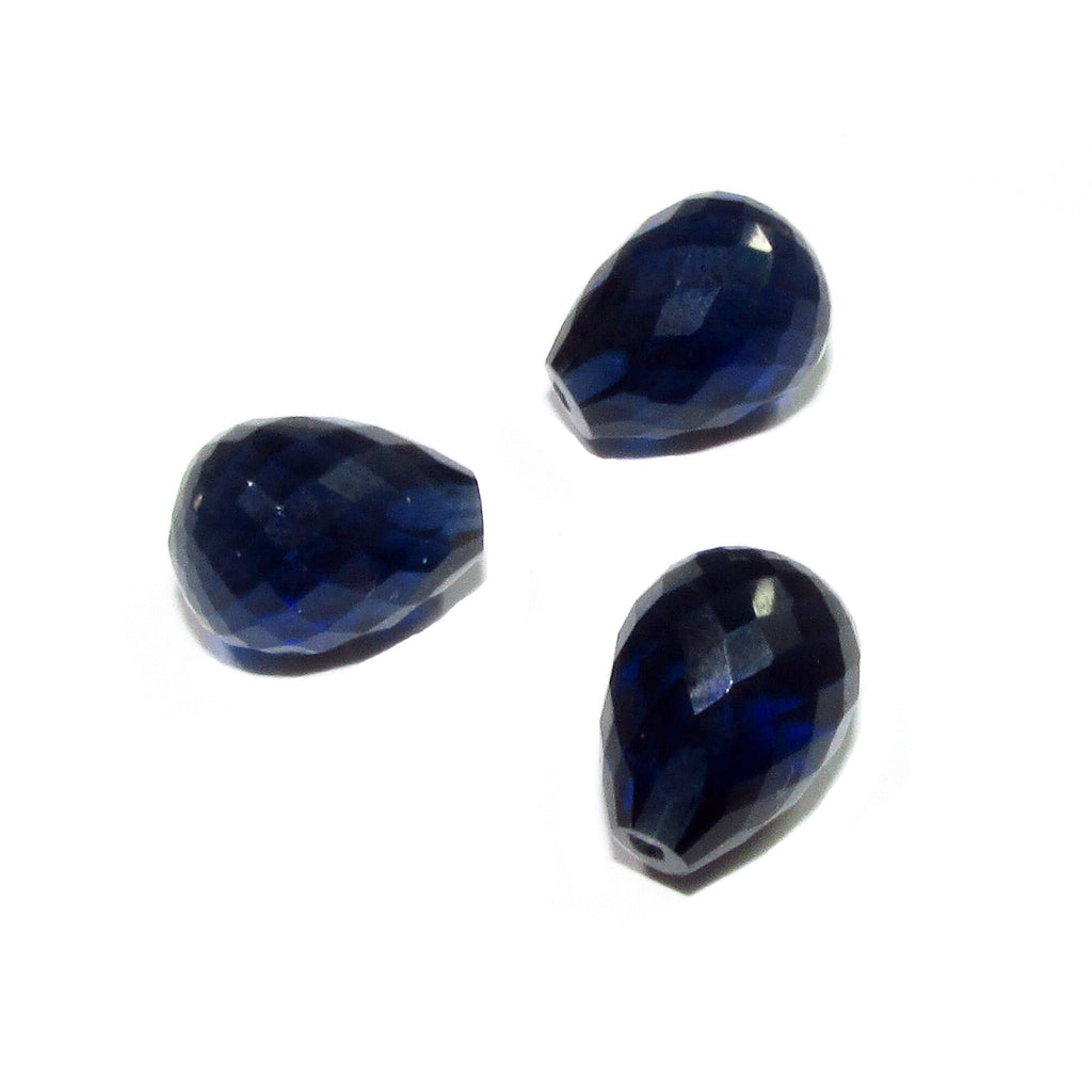 Natural Kyanite Teardrop faceted Beads size 14x10 mm, Kyanite Gemstone, Jewelry making, Natural Gemstone Teardrop beads - 1 piece