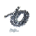 Natural Shell Pearl round Beads, 6 mm 33 cm (13 inch) Strand