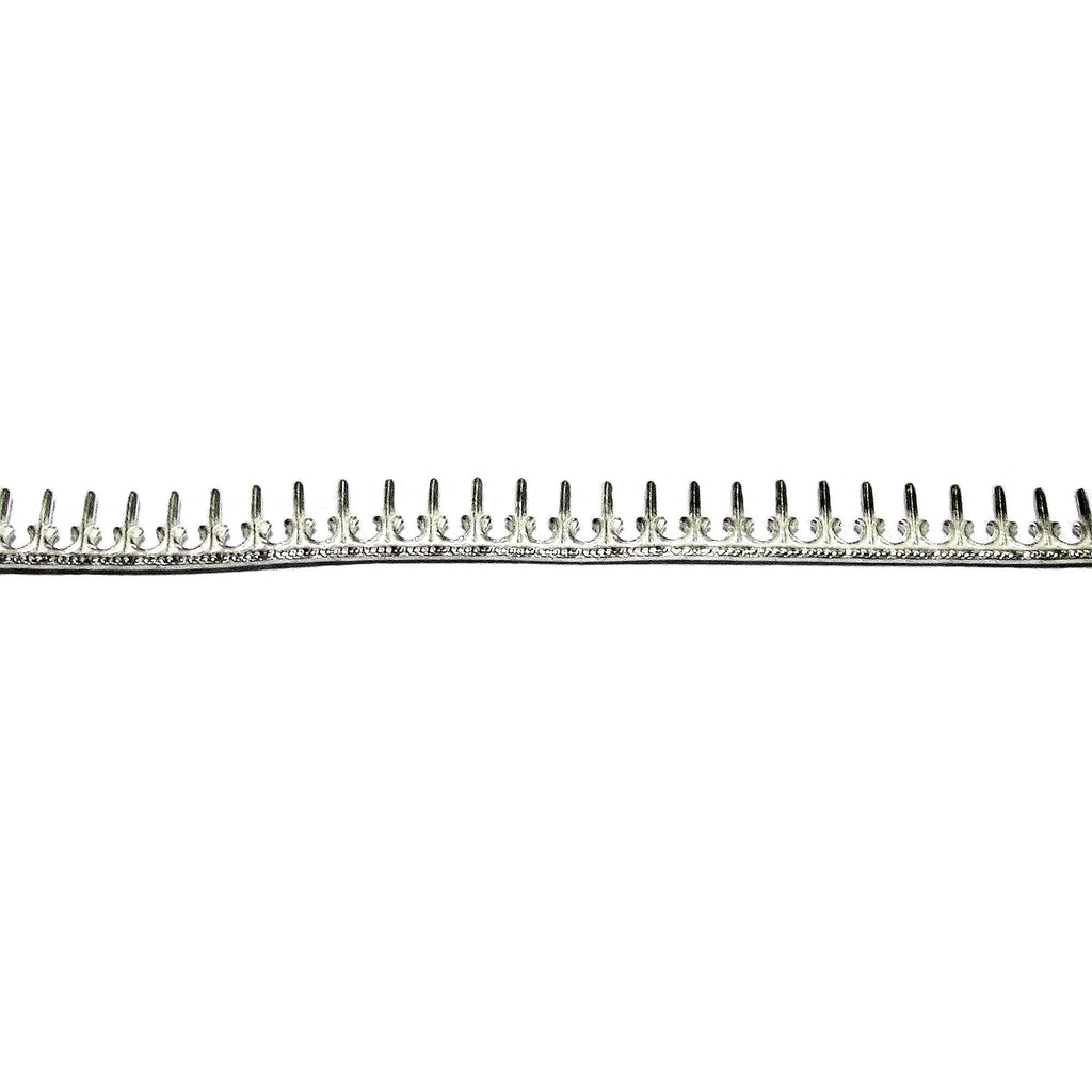 935 Argentium Silver Bezel wire, Gallery wire, Gallery ribbon, Gallery pattern, Jewelry making, Setting, Silver wire - 4 inch (10 cm)