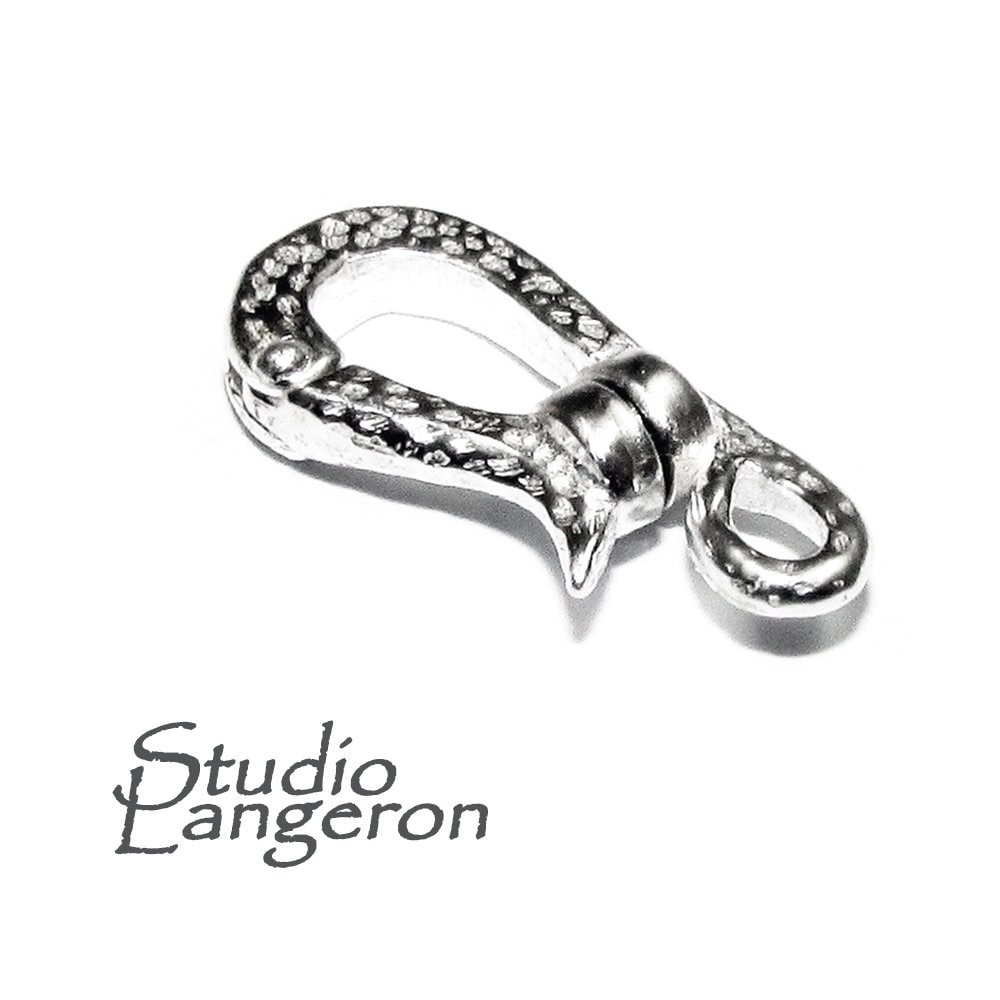925 Sterling Silver Hook Eye Magnetic Clasps size 1.8 cm, Silver clasp, Clasps, Hook eye clasp, Jewelry making, Sterling silver - 1 piece