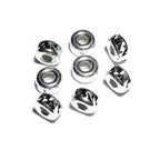 925 sterling silver diamond cut shiny rondelle beads sizes 3, 4, 5 mm, diamond cut beads, Jewelry making, rondelle beads, beads  - 1 piece