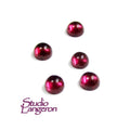 3 mm Rhodolite garnet Cabochon Natural Gemstone Calibrated Size, Rhodolite garnet Gemstone, Natural gemstone, Jewelry making - 1 piece