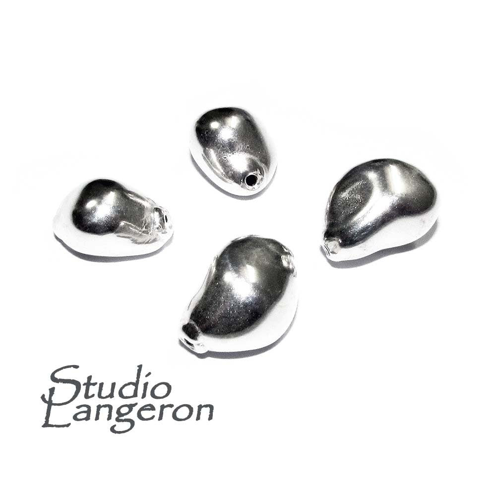 925 sterling silver handmade beads BS79, silver beads, Jewelry making, handmade beads, decorative beads, Original bead, Large bead - 1 piece