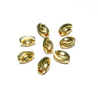 14K yellow gold filled oval diamond cut beads size 5x7 mm, Oval Beads, Gold filled beads, Jewelry making, diamond cut beads - 1 piece