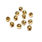 10 pcs 14K Yellow Gold filled Hammered Beads 3 mm, Beads, Hammered beads, Spacer Beads, Gold filled beads, Gold filled, Jewelry making