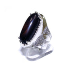 Statement Rauch topaz ring 925 sterling silver size 7 1/2, handmade ring, single copy, unique design, Rauch topaz, silver ring, gemstone