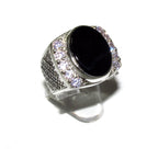 Agate man ring 925 sterling silver size 9 1/2, single copy, sterling silver, natural Agate, man ring, gemstone, Handmade ring