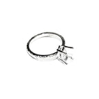 925 sterling silver blank ring with Marquis Prong Setting 5x10mm size 4-11, Jewelry making, base ring, Setting, Prong setting - 1 piece
