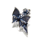 Handmade butterfly ring 925 sterling silver size 9, Handmade ring, single copy, silver ring, gemstone, sterling silver, butterfly