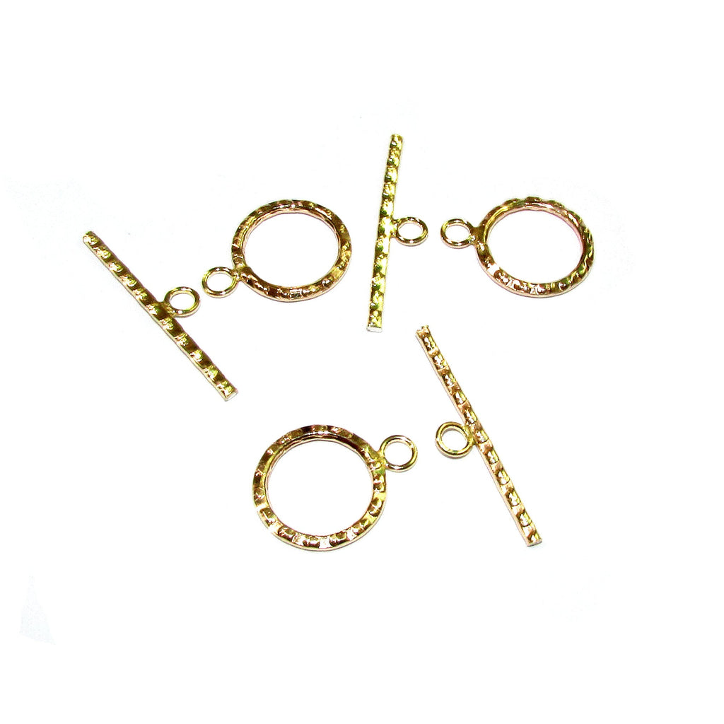 14K Yellow Gold filled Flat Toggle Clasps size 13 mm, Gold Filled Toggle clasp, Jewelry making, 14K Gold Filled clasp, Gold Filled - 1 piece