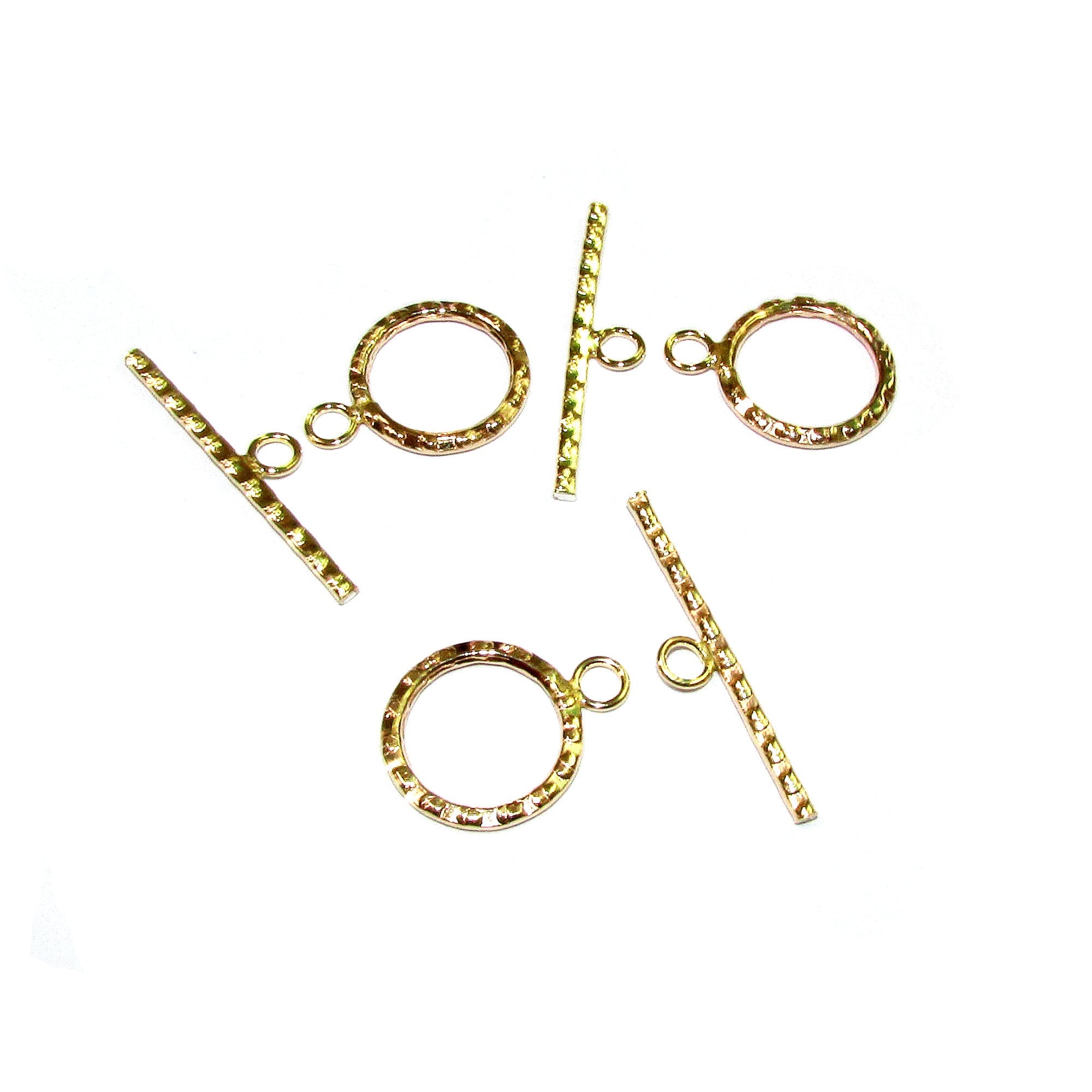 14K Yellow Gold filled Flat Toggle Clasps size 13 mm, Gold Filled Toggle clasp, Jewelry making, 14K Gold Filled clasp, Gold Filled - 1 piece