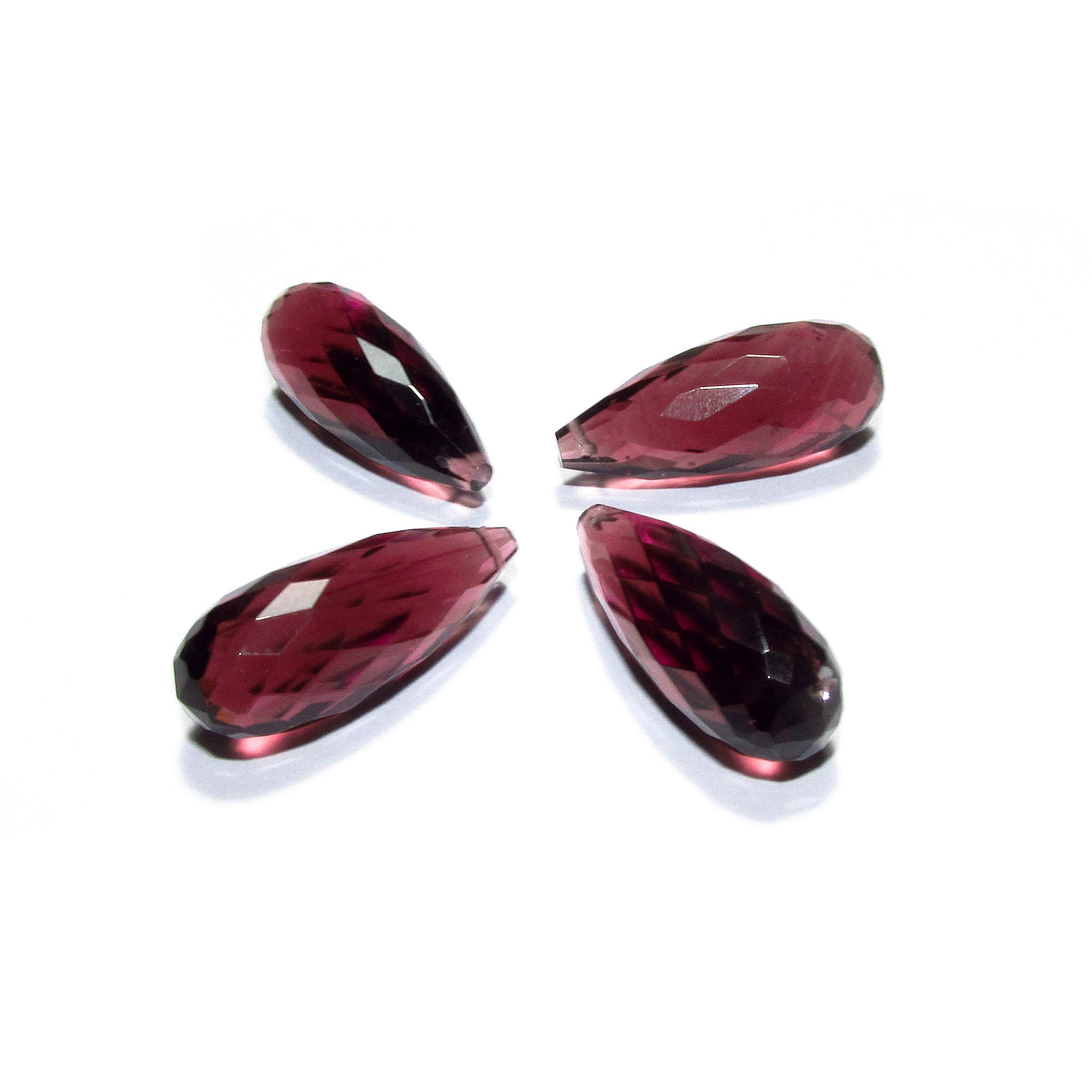 Natural Tourmaline Teardrop faceted Beads size 20x8 mm, Blue topaz Gemstone, Jewelry making, Natural Gemstone Teardrop beads - 1 piece