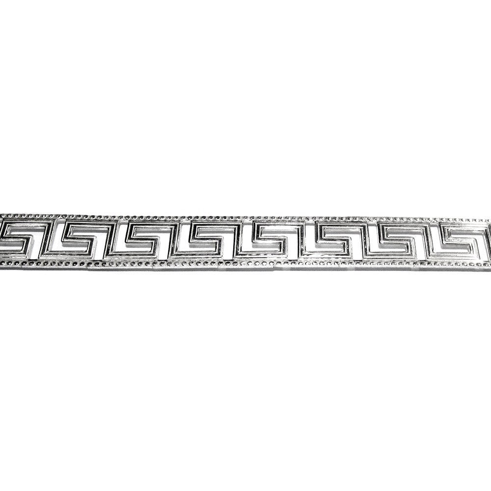 935 Argentium Silver Bezel wire, Gallery wire, Gallery ribbon, Gallery pattern, Argentium silver, Jewelry making, Wire - 4 inch (10 cm)