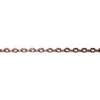 1.8 mm Rose gold filled oval cable chain, chain, gold filled chain, Gold filled chain oval, Rose gold filled, Jewelry making - 1 Ft (30 cm)