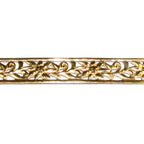 14K Yellow Gold filled Gallery wire, Bezel wire, Gallery ribbon, Gallery pattern, Jewelry making, Gold Filled Setting - 4 inch (10 cm)