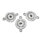 925 Sterling silver connector 1.5x1.5 cm, silver connector 8193, Link connector, Connector, Connector findings, Jewelry making - 1 piece