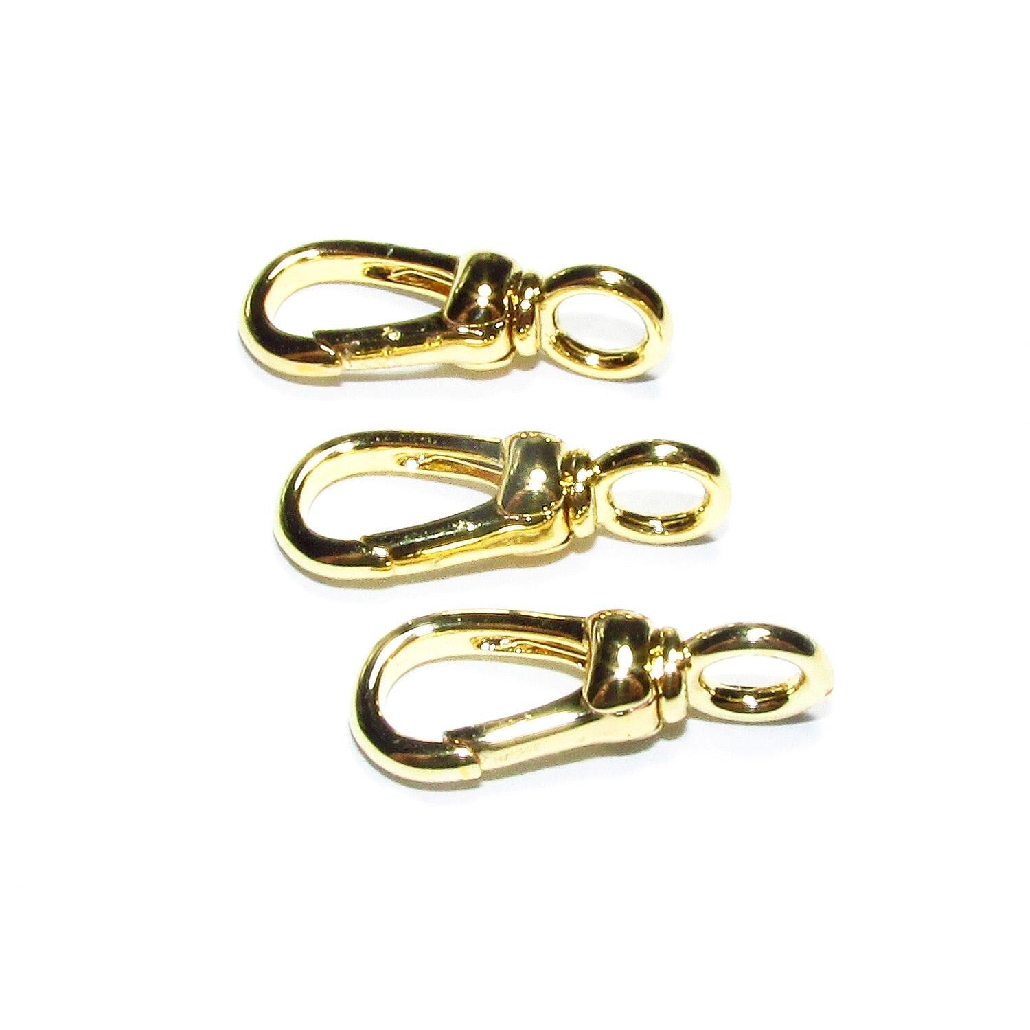 1 piece - 14K Yellow gold filled Albert Fixed Top Closed loop 17.5mm, Gold filled clasp, Albert clasp, Jewelry making