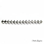 999 Fine silver Casted Bezel wire size 6.7x0.71 cm (2.6 inch) - 1 piece