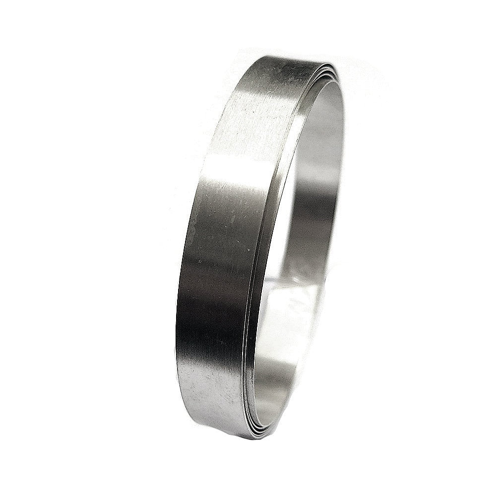 999 fine silver bezel strip wire thickness 0.3 mm (28 GA), Width 3.0 - 10.0 mm, Bezel strip, Fine silver, Jewelry making - 4 inch (10 cm)