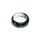 Natural Moss agate smooth band Ring size 6, Moss agate stone ring, Band Rings, Natural Gemstone ring, Unisex rings, Solid gemstone