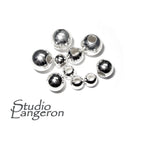 925 sterling silver seamless round shiny beads size 2.0-18.0 mm, Silver beads, Jewelry making, Silver findings, Sterling silver - 1 piece
