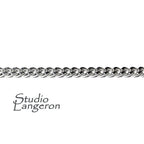 1.5 mm 925 Sterling Silver panzer chain, panzer chain, 925 silver shiny chain, silver chine, Jewelry making - 1 Ft (30 cm)