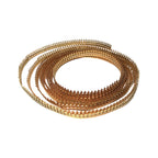 Natural Brass Gallery wire, Setting, Gallery pattern, Gallery ribbon, Brass Wire, Brass findings, Brass, Jewelry making - 4 inch (10 cm)
