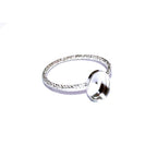 925 Sterling silver blank ring with bezel cup 5x7mm size 4, 5, 6, 7, 8, 9, 10, 11, Jewelry making, bezel cup, base ring, Setting - 1 piece