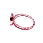 14K Rose gold filled blank ring with bezel cup 8x10 mm size 4, 5, 6, 7, 8, 9, Base ring, Bezel cup, Setting, Jewelry making - 1 piece