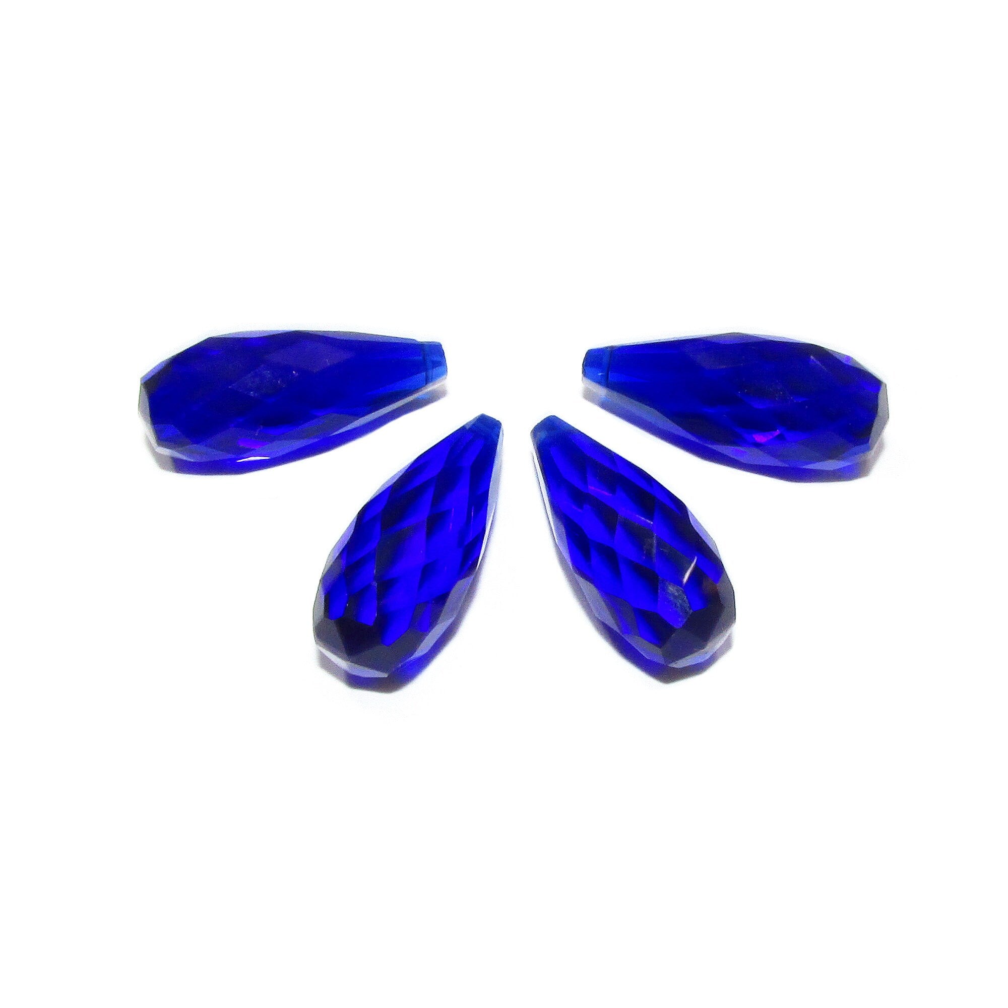 Natural Tanzanite Teardrop faceted Beads size 20x8 mm, Tanzanite Gemstone, Jewelry making, Natural Gemstone Teardrop beads - 1 piece