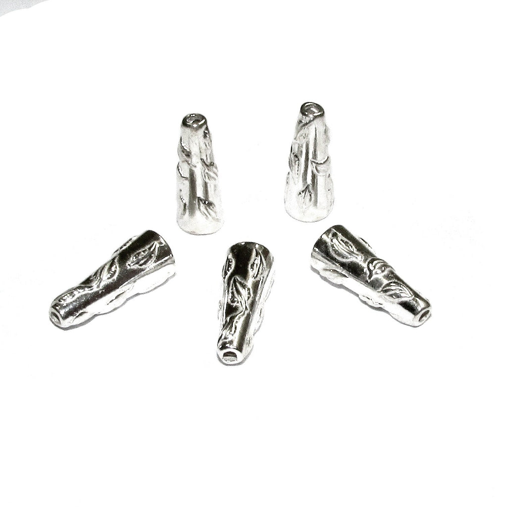 925 Sterling silver Small Bead Cones, Beading, Bead cone, Sterling silver, Jewelry making, Lariat, End caps, Silver cone - 1 pair (2 pieces)
