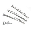 999 Fine silver Casted Bezel wire size 6.0x0.6 cm (2.4 inch), Gallery wire, Setting silver, Gallery pattern, Jewelry making - 1 piece