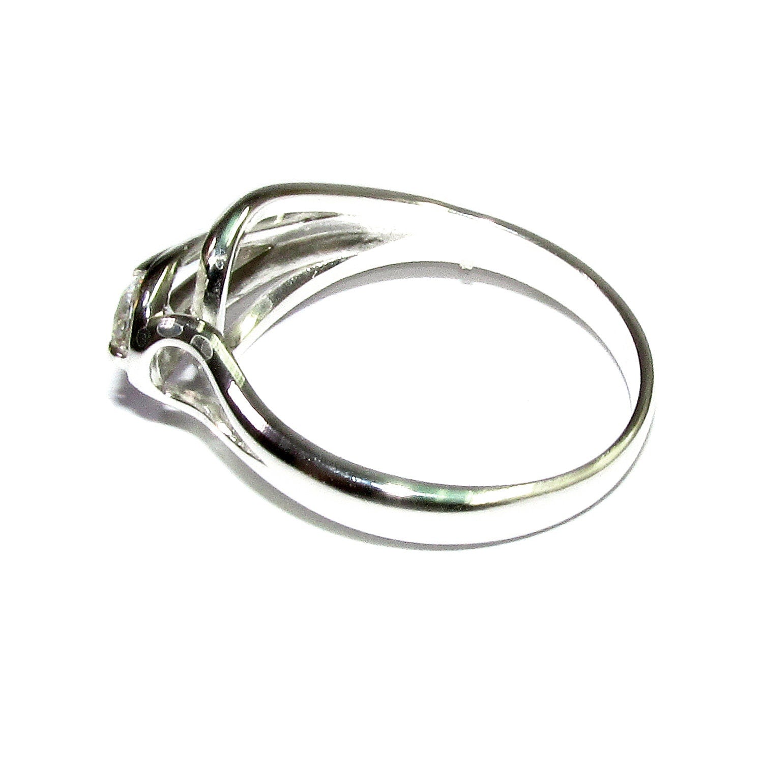 White topaz ring 925 sterling silver size 7, Handmade ring, single copy, sterling silver, White topaz ring, silver ring, Gift ring